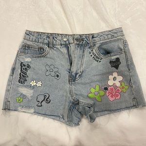 Barbie denim shorts